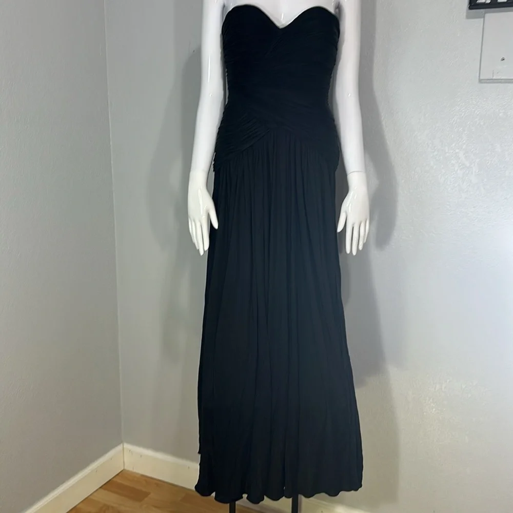 Vintage Oscar De La Renta Strapless Gown - Picture 3 of 11